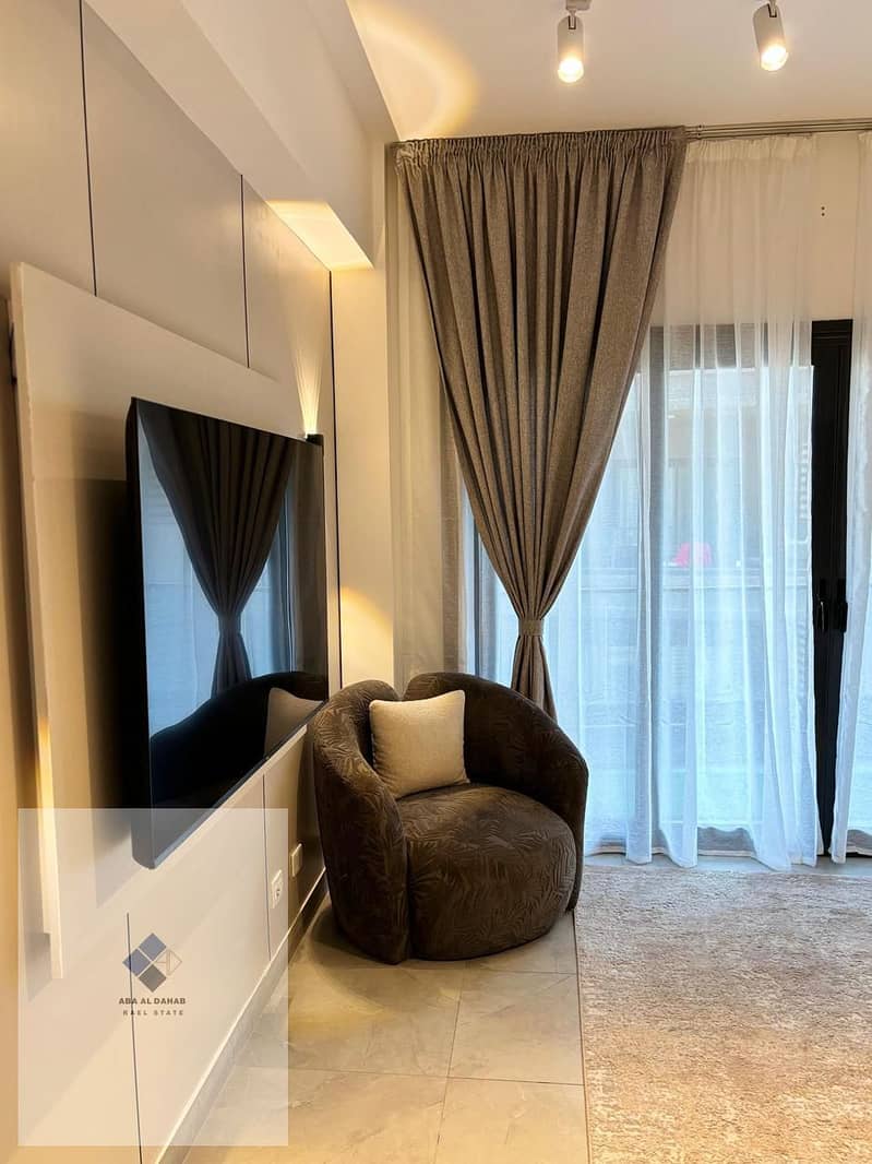 Apartment for rent in the Madinaty compound in New Cairo for immediate housing, with an area of 110 sqm consisting of 2 bedrooms + bathroom with a direct view of the green spaces. - Mehr