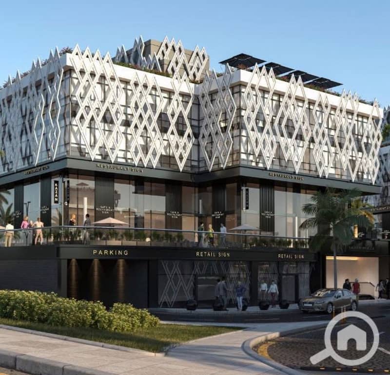 Commercial shop for rent:122sqm indoor and 76sqm outdoor- Lowest price per square meter in the area- Located directly across from Mall of Arab - Ansicht 4