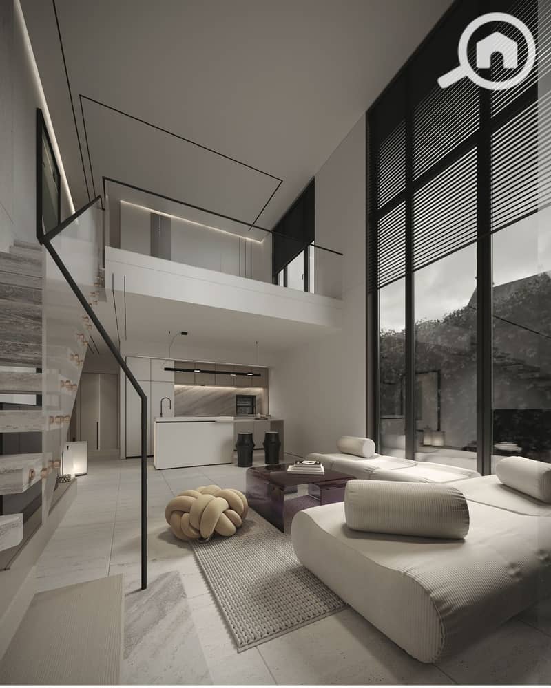 Loft in Compound Up Mont, the New Administrative Capital, with two bedrooms at a monthly installment of 28,500 and a down payment starting from 3% for a limited time. A luxurious compound directly overlooking the central garden. - Ansicht 5