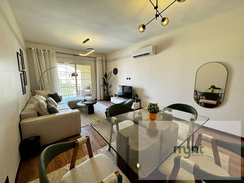 fully furnished apartment For rent with hot price in Regents park compound - New Cairo - Ansicht 3