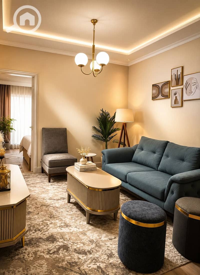 Luxury hotel apartment for rent in the heart of Roshdie, Syria Street @@ directly from the owner - Widok 3