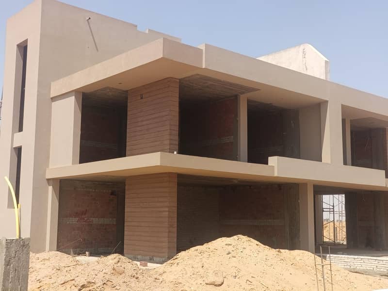 Twin House Corner | Future Golf View | Nyoum Mostakbal City – pohled 4