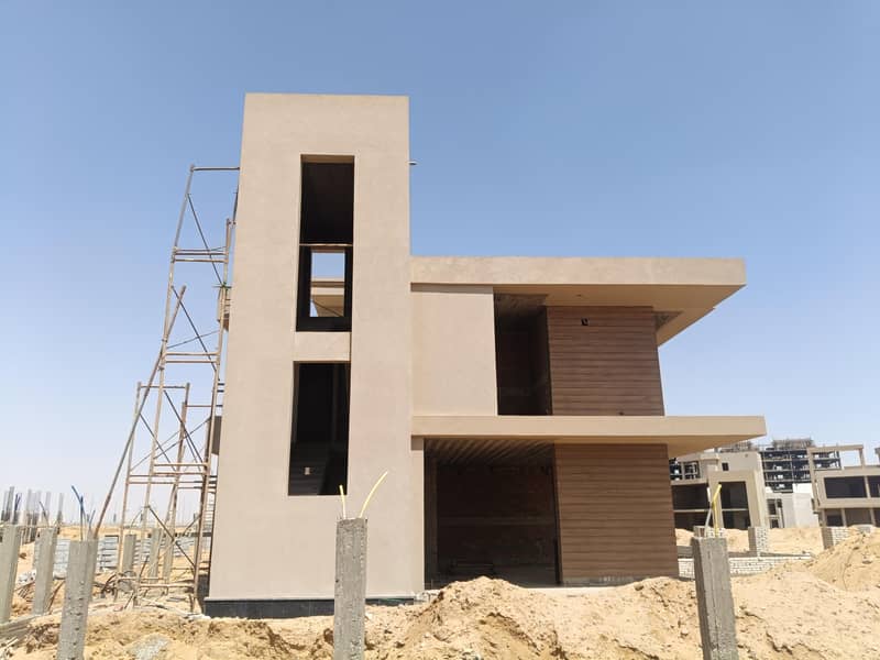 Twin House Corner | Future Golf View | Nyoum Mostakbal City – pohled 5