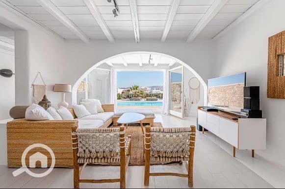 Chalet for sale fully finished with a private garden, first row on the sea in La Vista Ras Elhekma, North Coast - Widok 3