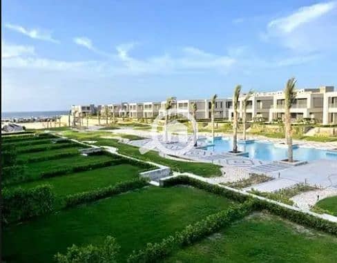 Chalet for sale fully finished with a private garden, first row on the sea in La Vista Ras Elhekma, North Coast - Widok 5