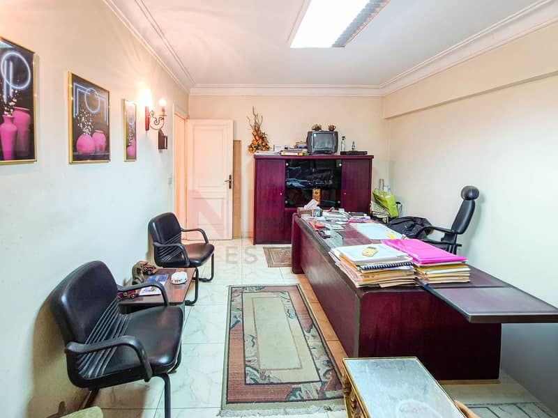 Administrative Office for Sale – Bolkly – 80 sqm – Steps from Mostafa Kamel – Cash Price: EGP 2,300,000 - Widok 3