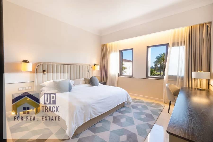 Serviced Hotel Apartment for Daily Rent in The Address Golf Resort Marassi – 2 Bedrooms, Lagoon View - Widok 6