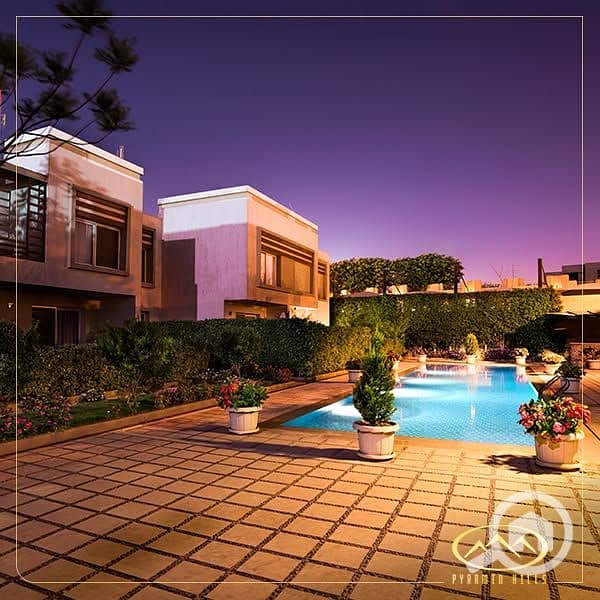 apartment for rent in pyramid hills compound with kitchen and acs 3 bedrooms 3 bathrooms with nanny room overlooking landscape - Aanzicht 4