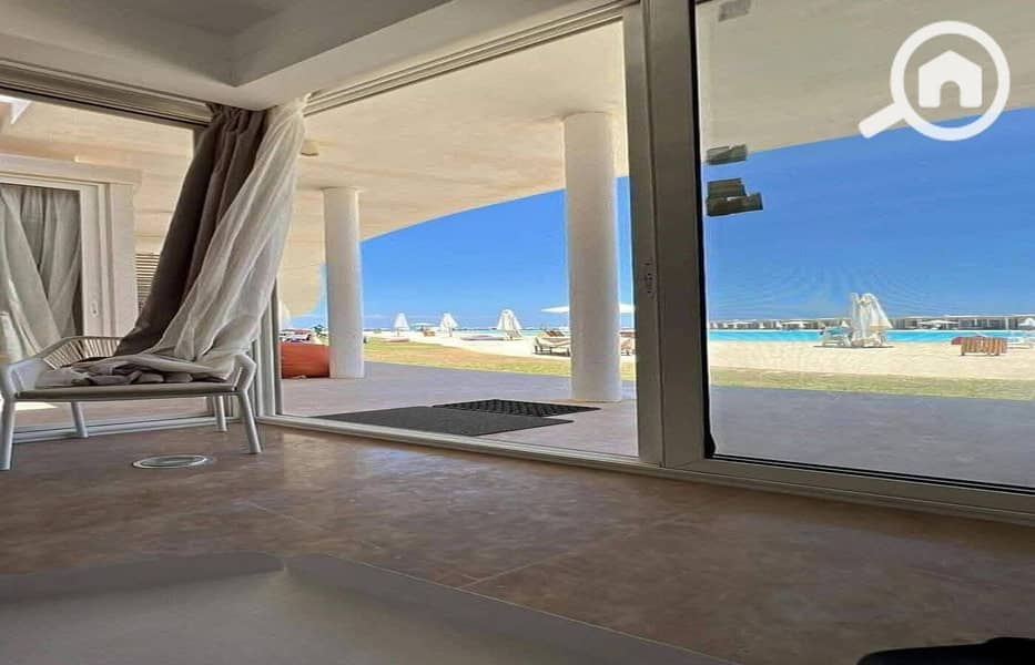Fully Finished 3-Bedroom Chalet with Double Sea View for Sale in Solare - Ras El Hekma Location: Solare Compound, Ras El Hekma, North Coast - Widok 4