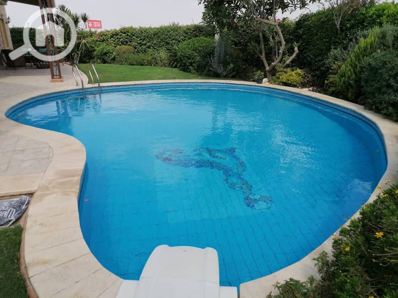 Villa for rent with swimming pool, fully furnished, Katameya Heights - Widok 3