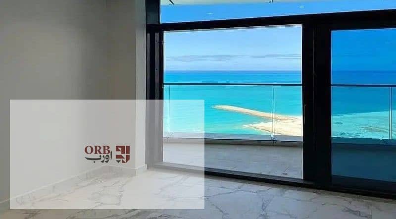 Chalet for sale in Mazarine, 129 sqm, featuring 2 bedrooms and a sea view, with a down payment of only EGP 140,772 and payment plans of up to 12 years – pohled 4