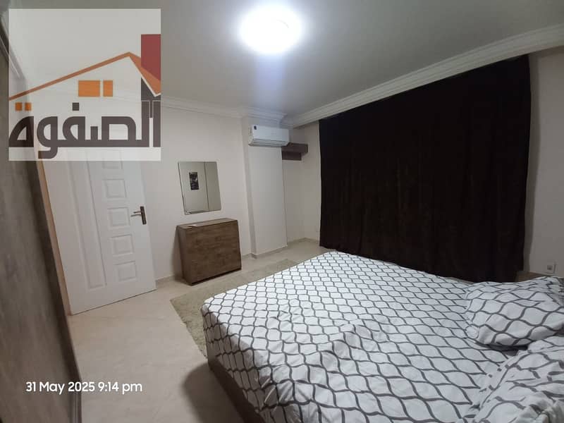 Furnished apartment for rent in Ashgar Durna compound, Zahraa Al-Maadi. A distinguished and upscale location, very close to Al-Saada Street and Carrefour and the Ring Road. - Widok 3