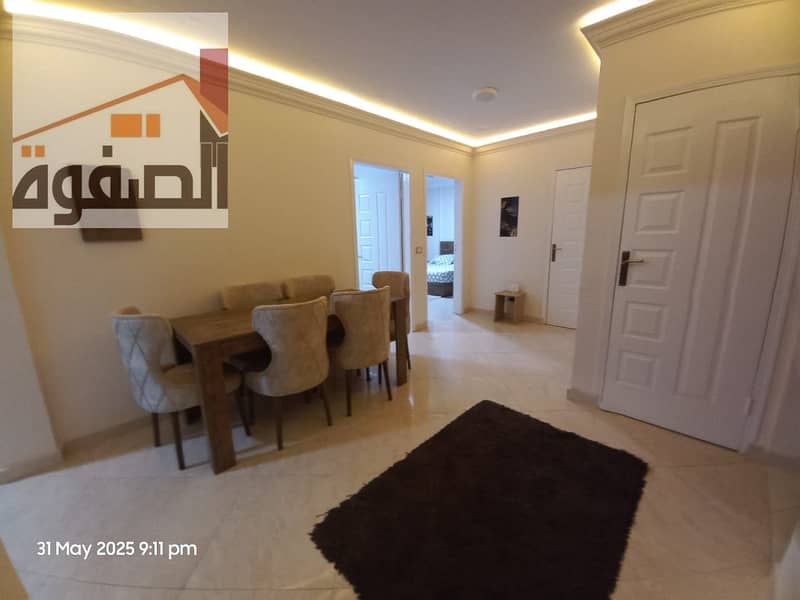 Furnished apartment for rent in Ashgar Durna compound, Zahraa Al-Maadi. A distinguished and upscale location, very close to Al-Saada Street and Carrefour and the Ring Road. - Widok 6