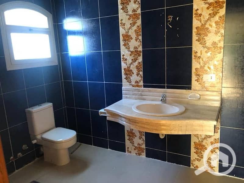 A complete villa with a garden view, swimming pool, air-conditioned, ground floor, first and second floors, basement, and roof in Al-Narjis Villas - Mehr