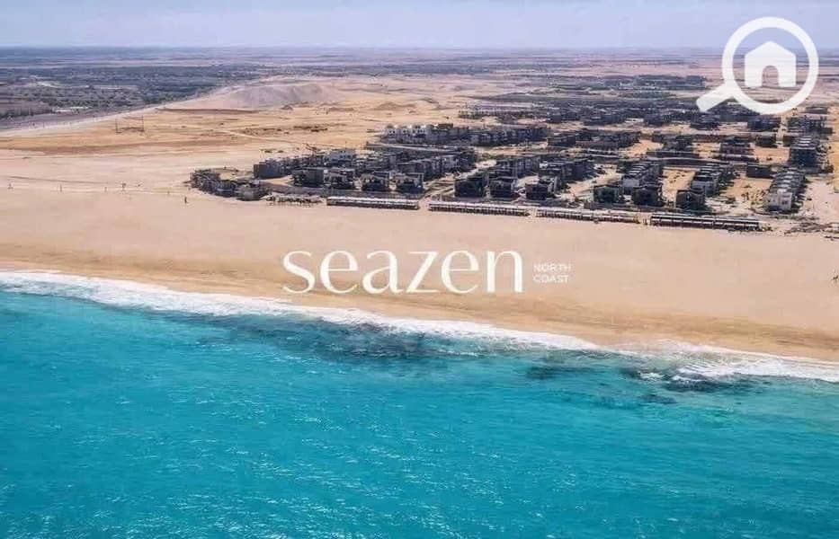 Fully Finished Townhouse for Sale with installments at Seazen Al Qamzi | Lagoon View | North Coast - Widok 4