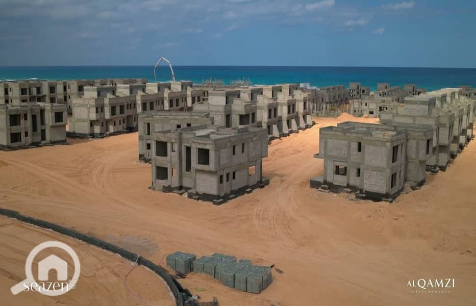 Fully Finished Townhouse for Sale with installments at Seazen Al Qamzi | Lagoon View | North Coast - Widok 6
