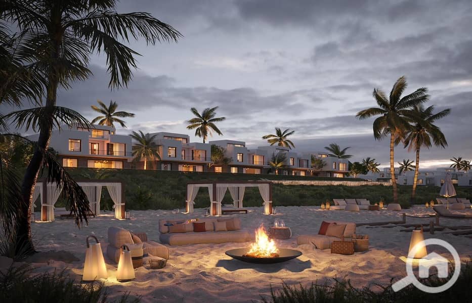 Fully Finished Townhouse for Sale with installments at Seazen Al Qamzi | Lagoon View | North Coast - Więcej