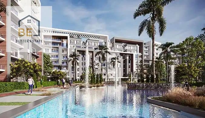 A half-finished apartment for sale in installments in Valencia Valley Compound - New Cairo - Widok 3