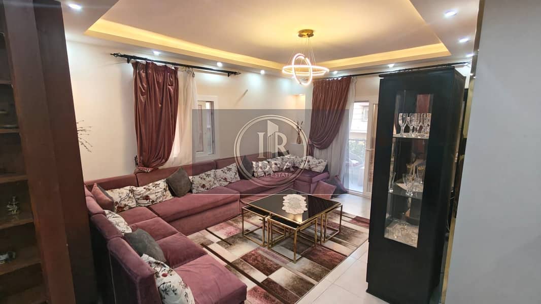 Furnished apartment for rent in Fifth Settlement (Gardenia Heights 1), close to amenities, public transport, and Gomla Market. – pohled 3