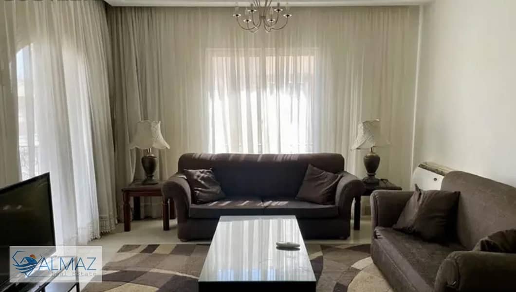 Fully furnished, air-conditioned 170 sq m apartment for rent in the Third District Villas, Fifth Settlement, located directly behind Fatima El Sharbat - Widok 2