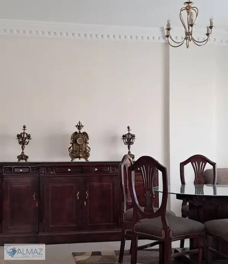 Fully furnished, air-conditioned 170 sq m apartment for rent in the Third District Villas, Fifth Settlement, located directly behind Fatima El Sharbat - Widok 6