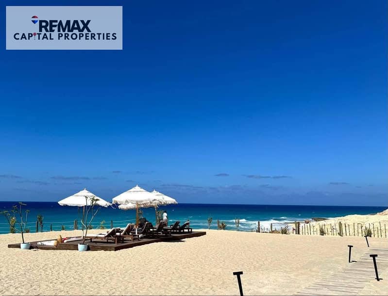 First row on the lagoon with a large garden space, fully finished chalet at a competitive price. A strong investment opportunity in Jefaira, North Coast. - Ansicht 4