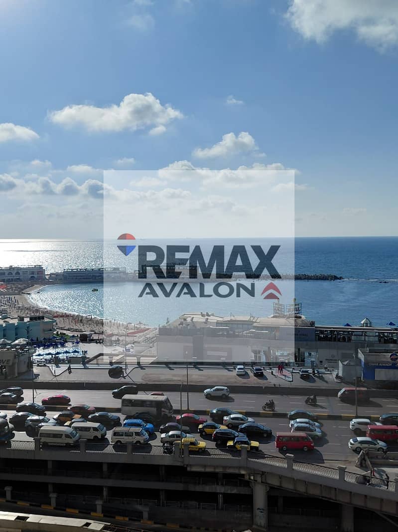 Fully Furnished Apartment for Rent in (Mostafa Kamel Investment Area) – First Row on the Sea - Widok 3