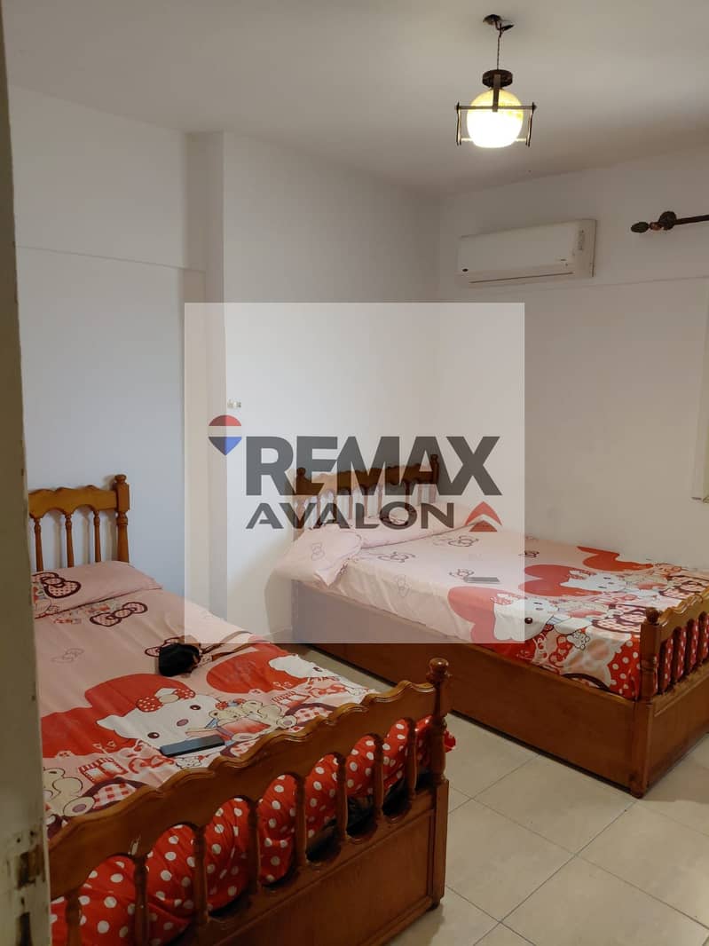 Fully Furnished Apartment for Rent in (Mostafa Kamel Investment Area) – First Row on the Sea - Więcej