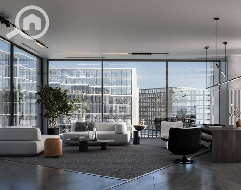 Office 72 SQM Fully Finished in a Prime Location Next to Mall of Arabia at Ever Mall – pohled 5