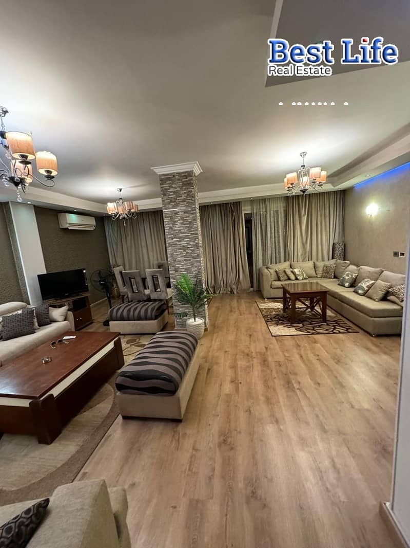 Fully Furnished Apartment for Rent | Fifth Settlement – Second District Villas | 175 Sqm | Large Terrace | 2 Bedrooms - Widok 2