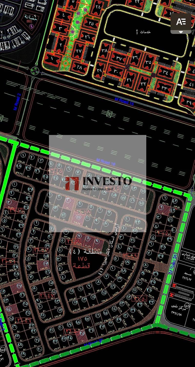 for sale in New Obour City (Series 4). It boasts a prime location on a corner plot, directly overlooking the main 90th Axis (El-Tesaeen Axis) and facing the Sakan Misr compound, with easy access to all services and transportation. Just minutes away from m – pohled 4