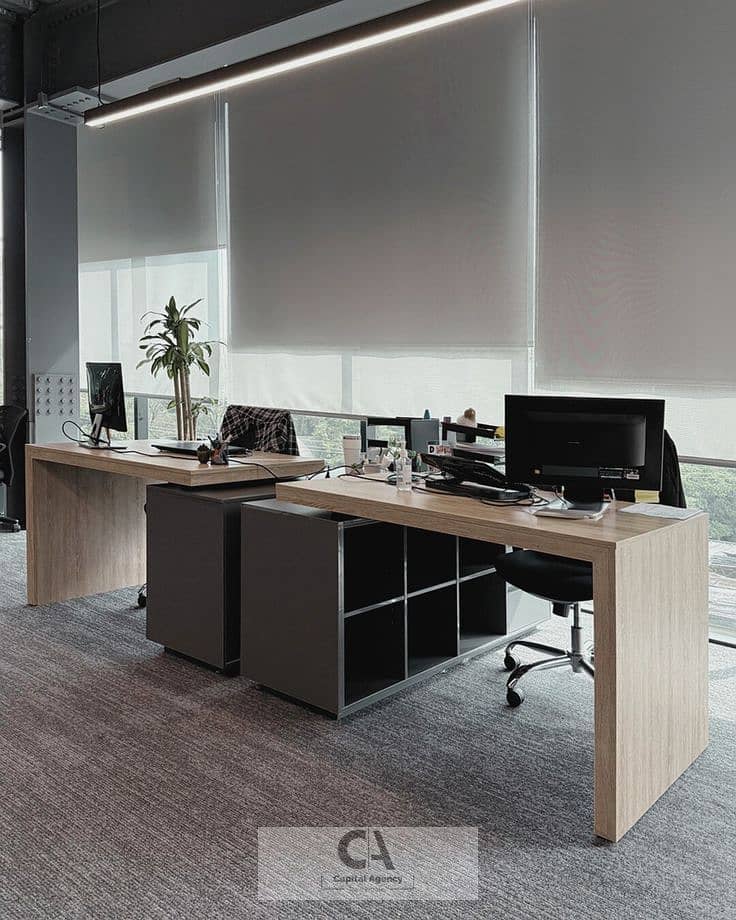 fully finished administrative office with air conditioning for rent 173 sqm – on North 90th Street, near Mohamed Naguib Axis – Fifth Settlement - Vista 4