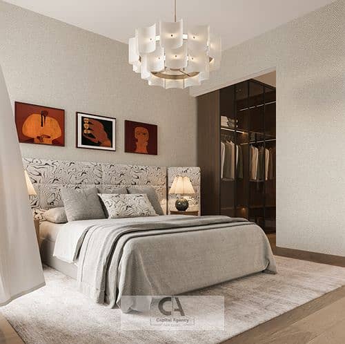 Two-bedroom apartment for sale with a 5% down payment in the Sa'ada Boutique project in New Cairo, just minutes from 90th Street on the Suez Road. Dir - Vista 3