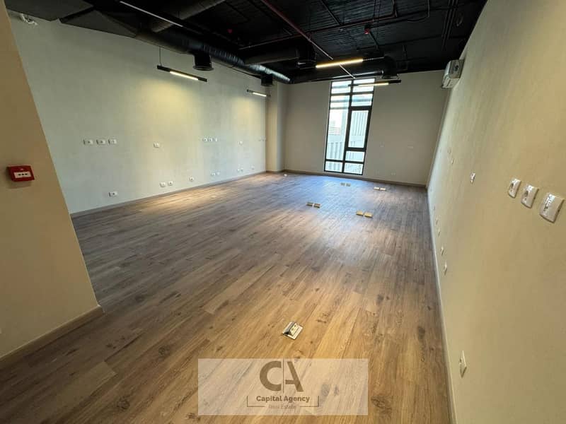 Clinic for rent, 78 sq m, in District 5 - finished with air conditioning - Fifth Settlement - Vista 6