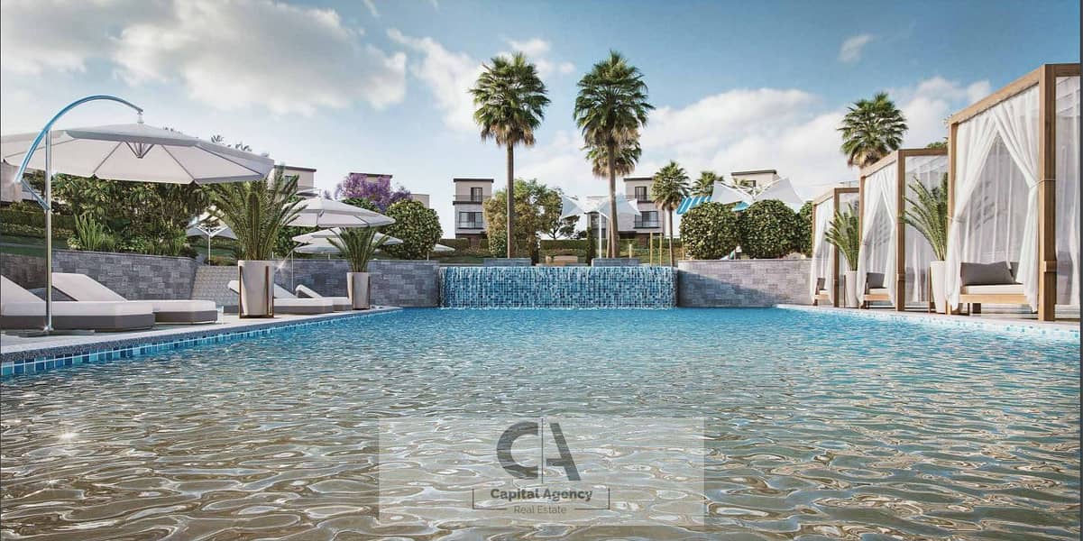 Apartment for sale in Azzar Compound near Palm Hills New Cairo with a 5% down payment and installments over 8 years in Fifth Settlement | Azzar | - Widok 5
