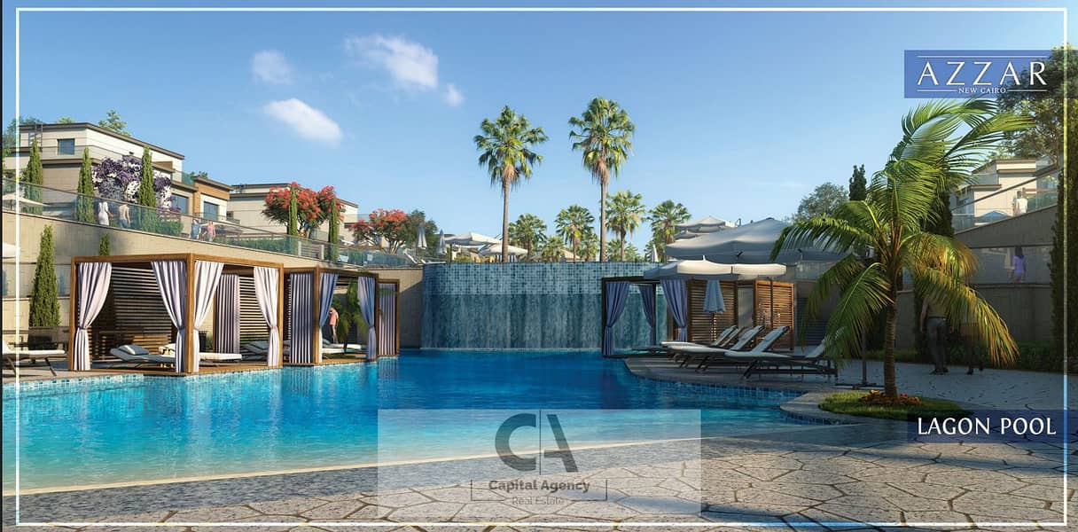 Apartment for sale in the heart of Fifth Settlement with a 5% down payment and installments over 10 years in Azzar - Prime Location - Widok 3