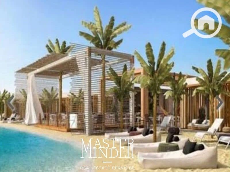 Chalet for sale with installment till 2031 fully finished in Hacienda west - Palm Hills - Meer