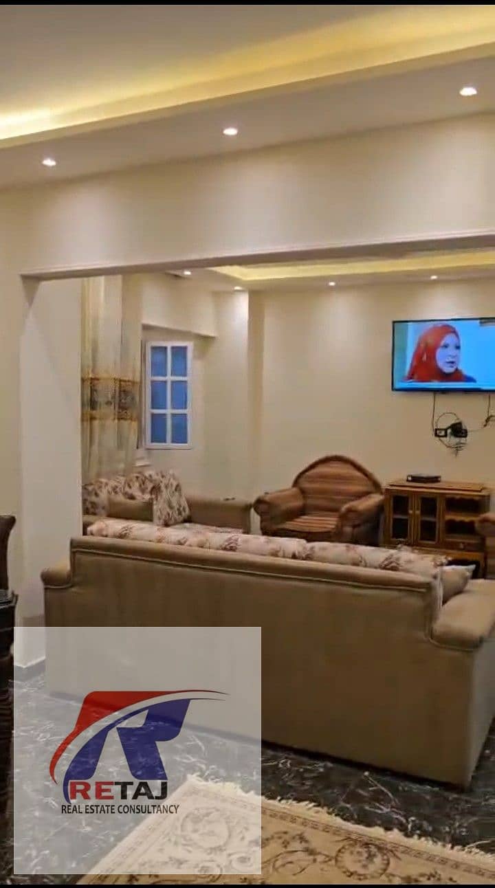 Distinctive apartment for sale - Built in 2015 - 145 square meters - Sold furnished and with air conditioning - In a prime location in Al Waha - Nasr - Widok 2