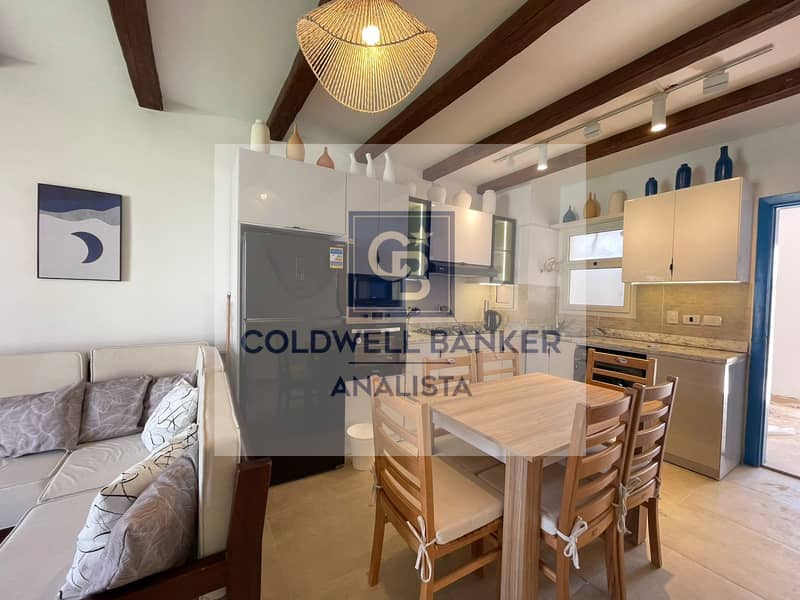Ground Chalet for Rent in Mountain View Ras El Hekma – Private Garden – Direct Pool View - Widok 3