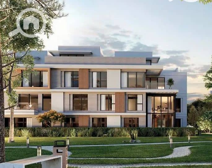 Fully finished apartment with a private garden and air conditioning for sale in Sheikh Zayed by SODIC, in The Estates Residences Compound - Ansicht 4