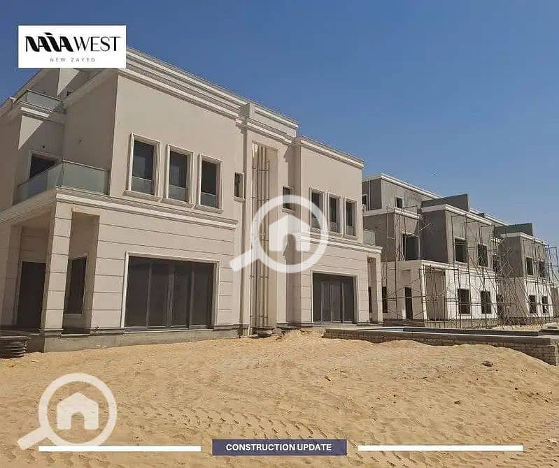 Twin House for Sale in Naia West, New Zayed | Fully Finished | Prime Location | Contemporary Design - Więcej