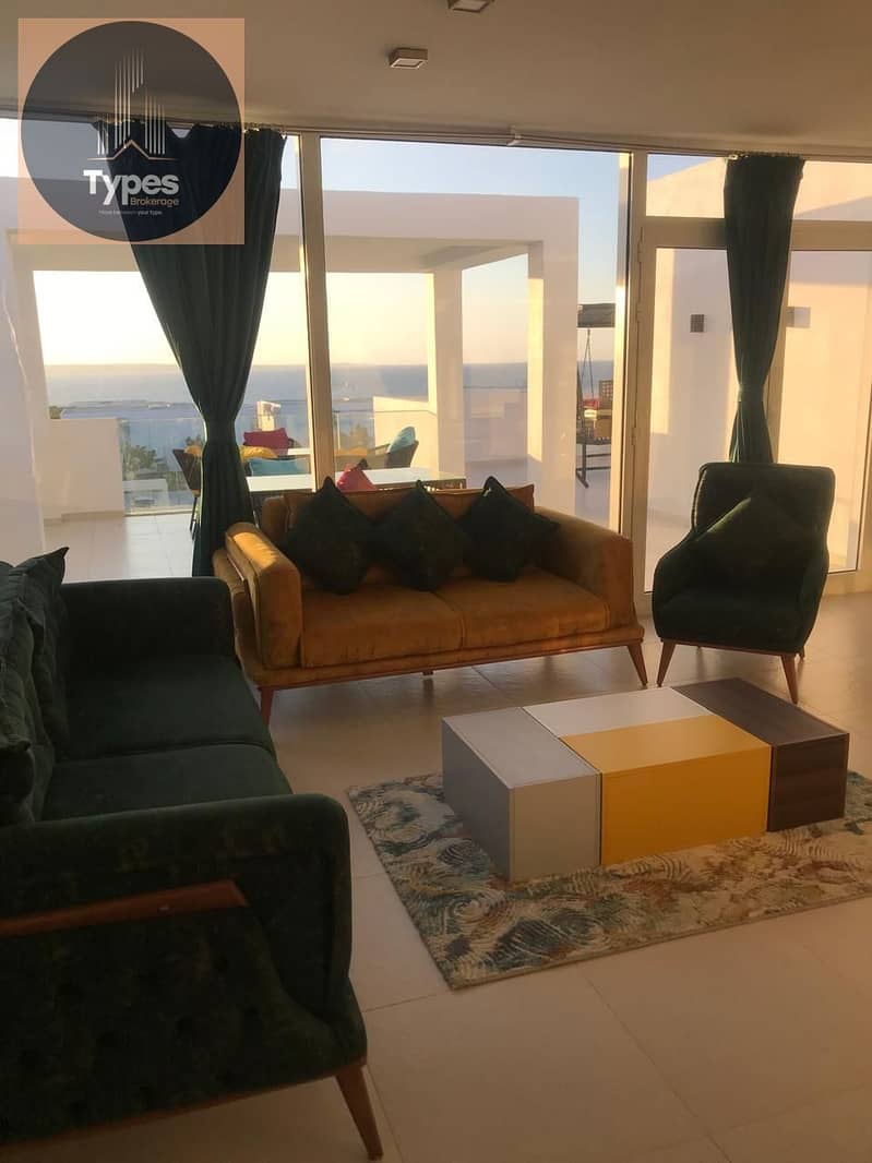 Penthouse for Sale – Fouka Bay, 112 sqm North Coast 2Br Ready to Move | Full Sea View | Fully Furnished | Perfect Holiday Home & Investment. - Widok 3