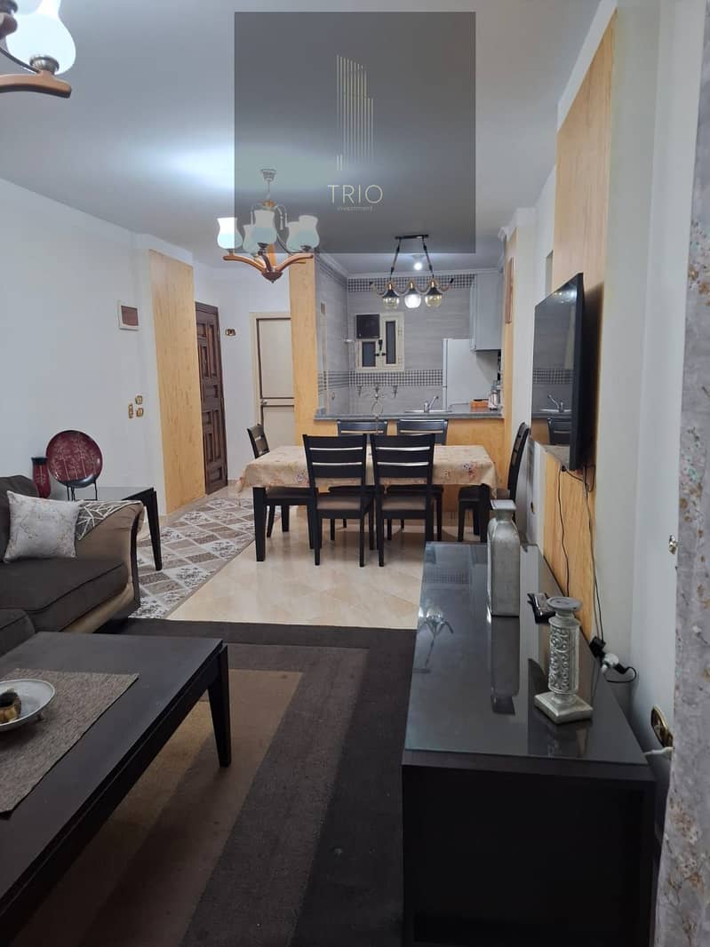 140 m furnished Sporting with air conditioning, modern furniture, 3 rooms, reception, and 2 bathrooms near the club. - Ansicht 6