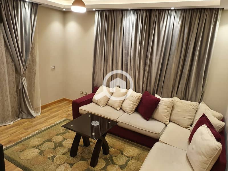 Apartment for rent in the 10th district of Zahraa El Maadi, fully air-conditioned. Area: 200 sq mConsists of 3 bedrooms, 2 bathrooms, reception, and ki - Widok 2
