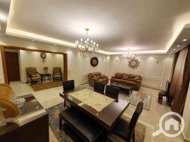 Apartment for rent in the 10th district of Zahraa El Maadi, fully air-conditioned. Area: 200 sq mConsists of 3 bedrooms, 2 bathrooms, reception, and ki - Widok 6