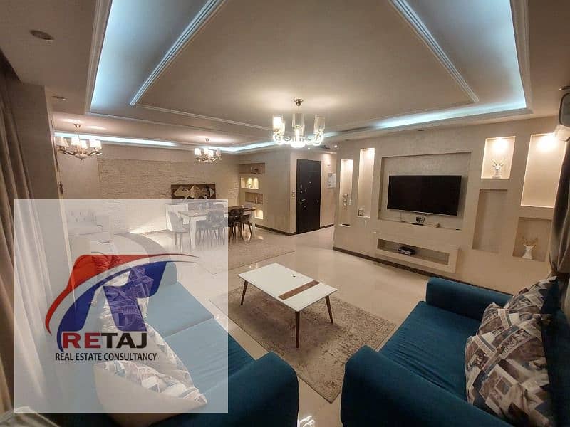 200 sqm Ultra Super Lux Furnished Apartment for Rent in the First District, Nasr City - Ansicht 3