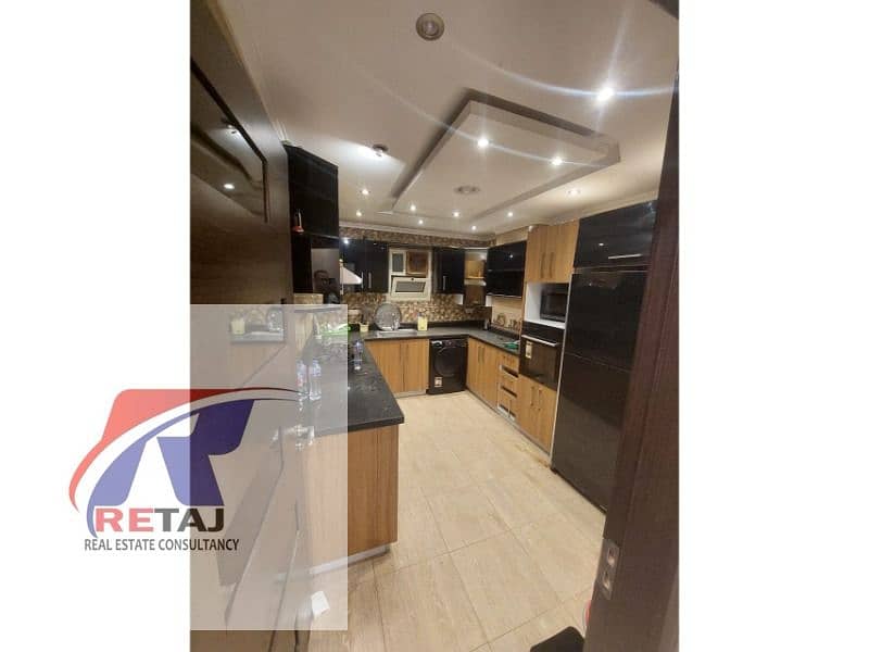 200 sqm Ultra Super Lux Furnished Apartment for Rent in the First District, Nasr City - Ansicht 5