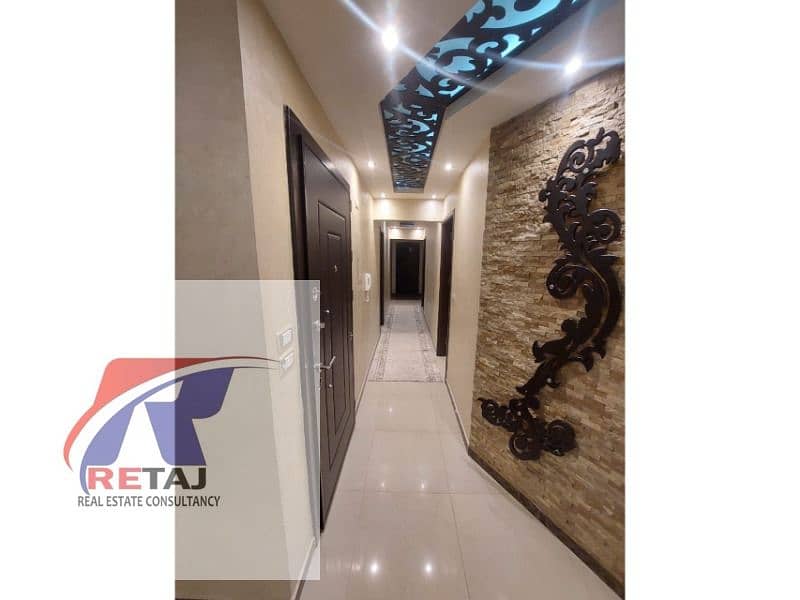 200 sqm Ultra Super Lux Furnished Apartment for Rent in the First District, Nasr City - Mehr