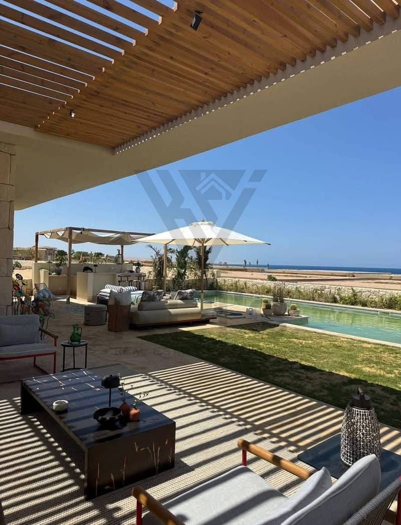Fully finished chalet ready for immediate handover, featuring views of the sea and the lagoon; cash price: 4,250,000 EGP only. - Widok 5