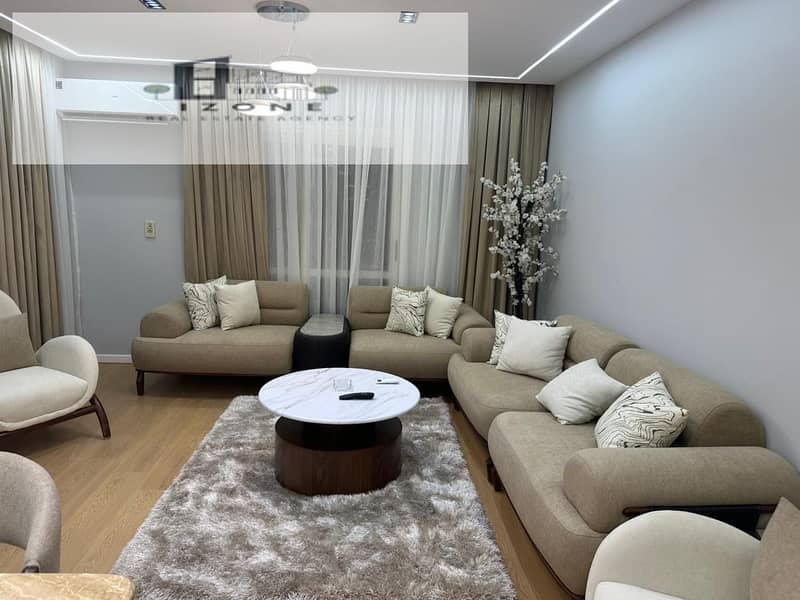 Best Price | First Use Hotel-Style Furnished Apartment for Rent in Al Rehab City, New Cairo – 99sqm – 2 Bedrooms – 2 Bathrooms - Widok 2